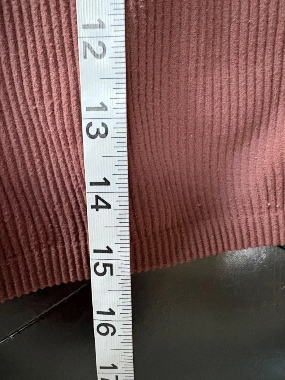 Zara Ribbed Scoop-Neck Long Sleeve Crop Top - Brown